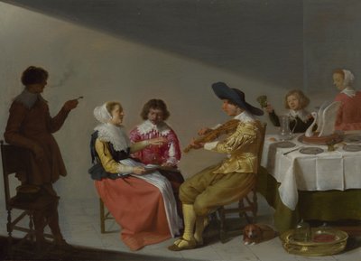 Eine musikalische Gesellschaft von Jacob Jansz van Velsen  